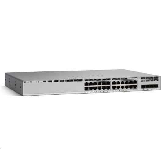 Cisco Catalyst 9200L 24-port PoE+, 4 x 10G, Network Essentials Cisco Catalyst 9200L 24-port PoE+, 4 x 10G, Network Essentials