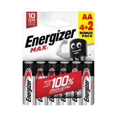 Energizer LR6/6 Max AA 4+2 zdarma