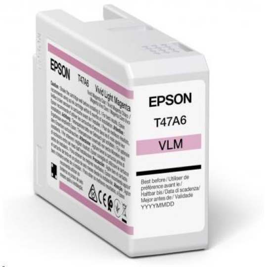 EPSON ink Singlepack Vivid Light Magenta T47A6 UltraChrome Pro 10 ink 50ml