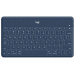 Logitech Bluetooth Keyboard Folio Keys-To-Go, UK - International, Classic Blue, Apple