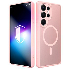 3mk ochranný kryt Misty MagCase Pink pro Samsung Galaxy S25 Ultra