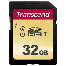 TRANSCEND SDHC karta 32GB 500S, UHS-I U1 (R:95/W:35MB/s)