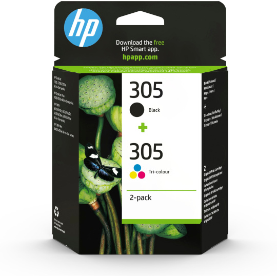 HP 308 Black Original Ink Cartridge (160 pages)