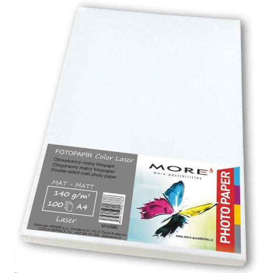 ARMOR More Hlazený Color Laser papír; 140g/m2; matt; matt 100 listů str., Color Laser