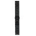 Garett univerzální řemínek 22 mm, černý kovový, typ Solid