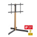 Vogel's TV 40-77'', natáčení ±45°, VESA 600x400 mm, výška středu VESA 780-980 mm, 50 kg, dub + černá ocel