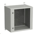 Solarix rozvaděč nástěnný venkovní LC-20 12U 600x600mm, dveře sklo, LC-20-12U-66-11-G