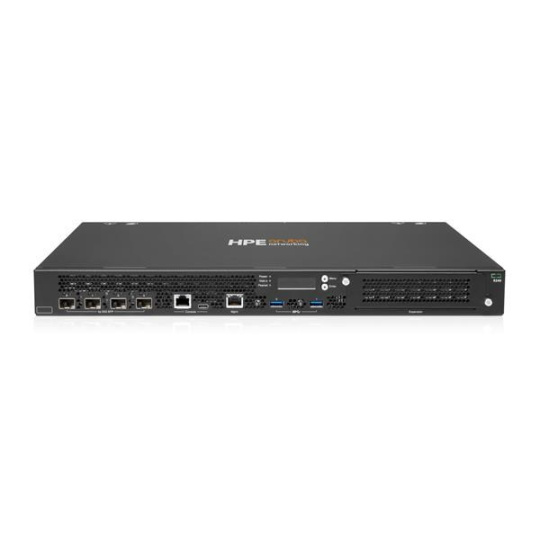 HPE Aruba Networking 9240 (RW) 4xSFP28 1 Expansion Slot Campus Gateway HPE Aruba Networking 9240 (RW) 4xSFP28 1 Expansion Slot Campus Gateway
