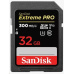 SanDisk SDHC karta 32GB Extreme PRO (300 MB/s, Class 10, UHS-II U3 V90)