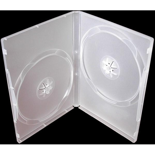OEM Krabička na 2 DVD 14mm super čirá (balení 100ks)