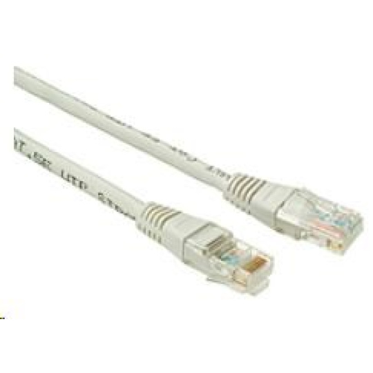 Solarix Patch kabel CAT6 UTP PVC 0,5m šedý non-snag-proof C6-155GY-0,5MB