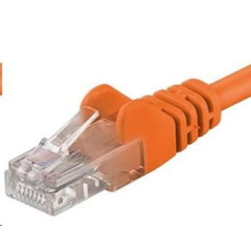 PREMIUMCORD Patch kabel UTP RJ45-RJ45 CAT5e 5m oranžová