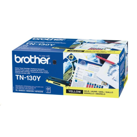 BROTHER Toner TN-130Y žlutý pro HL-4040CN/4050DN/4070CW, DCP-9040CN - cca 1500stran