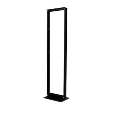 APC NetShelter 2 Post Rack 45U #12-24 Threaded Holes Black