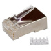 Konektor STP RJ45 (8p8c), Cat6, 50µm, skládaný, licna(lanko) - 100 ks