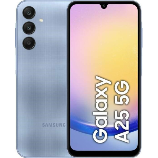 Samsung Galaxy A25 (A256), 6/128 GB, 5G, modrá, CZ distribuce