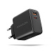 AXAGON ACU-PQ45 GaN nabíječka do sítě 45W, 2x port (USB-A + USB-C), PD3.0/PPS/QC4+/SFC 2.0/AFC/Apple