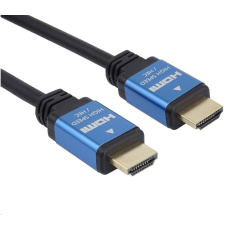 PREMIUMCORD Kabel HDMI - Ultra HDTV, 1m (kovové, zlacené konektory)