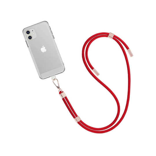 WG - Crossbody lace strap/transparent/red WG - Crossbody lace strap/transparent/red