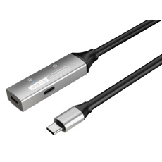 PREMIUMCORD USB-C repeater a prodlužovací kabel Male-Female, 5Gbps Aluminium 15m