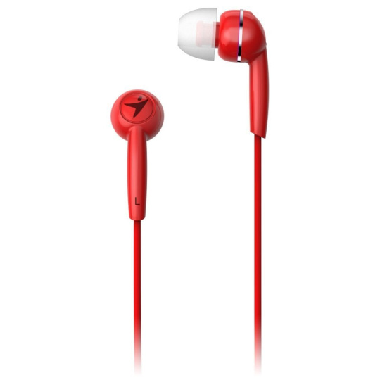 GENIUS sluchátka s mikrofonem HS-M320, červená