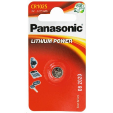 PANASONIC Lithiová baterie (knoflíková) CR-1025EL/1B  3V (Blistr 1ks) - BAZAR/POŠKOZENO
