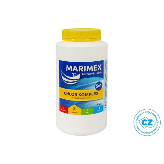 Marimex Komplex 5v1 1,6 kg - bazénová chemie - DEZINFEKCE