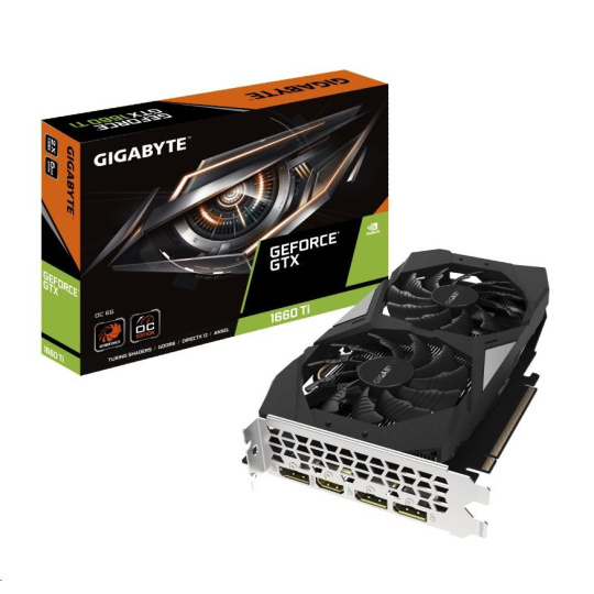 GIGABYTE VGA NVIDIA GeForce GTX 1660 Ti OC 6G, 6GB GDDR6, 1xHDMI, 3xDP