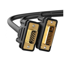 WG Video kabel propojovací VGA (male;D-Sub DE-15) to DVI-I Dual link (male) / 1,5m / black WG Video kabel propojovací VGA (male;D-Sub DE-15) to DVI-I Dual link (male) / 1,5m / black