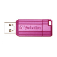 VERBATIM Flash Disk 32GB Hi-Speed Store 'n' Go, Pinstripe, USB 2.0, Hot růžová