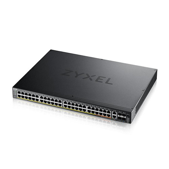 BAZAR - Zyxel XGS2220-54HP, L3 Access Switch, 600W PoE, 40xPoE+/10xPoE++, 48x1G RJ45 2x10mG RJ45, 4x10G SFP+ Uplink, inc