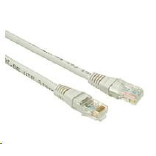 Solarix Patch kabel CAT5E UTP PVC 10m šedý non-snag-proof C5E-155GY-10MB