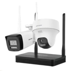 HiWatch/Hikvision, DS-J142I/NKS424W02H, Sada 2ks 4Mpix Wi-Fi kamer a Wi-Fi NVS