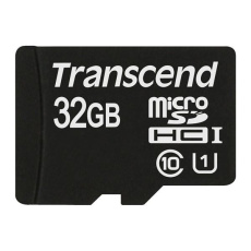 TRANSCEND MicroSDHC karta 32GB Premium, Class 10 UHS-I 300x, bez adaptéru