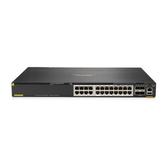 Aruba 6300M 24-port HPE Smart Rate 1/2.5/5GbE Class 6 PoE and 4-port SFP56 Switch JL660A RENEW