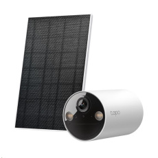 TP-Link Tapo C410 KIT venkovní kamera, solární panel (3MP, 2K QHD, 1296p, IR 9m, WiFi, micro SD card, IP65)