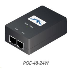 UBNT POE-48-24W [PoE adaptér 48V/0,5A (24W), vč. napájecího kabelu] -rozbaleno