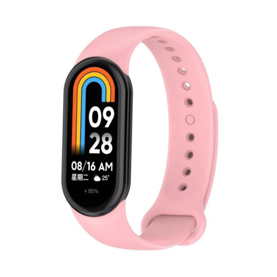 RhinoTech řemínek pro Xiaomi Mi Band 8 světle růžová