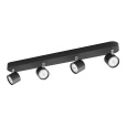 PHILIPS bodové světlo STAR bar/tube black 4x4.5W SELV Dim - černá