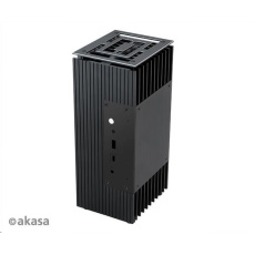 AKASA skříň Turing FX, fanless case, černá