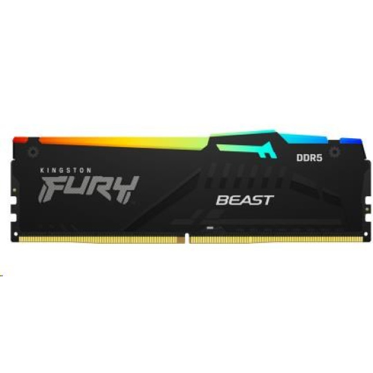 KINGSTON DIMM DDR5 16GB 6000MT/s CL36 FURY Beast RGB EXPO