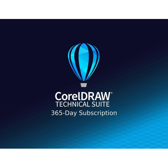 CorelDRAW Technical Suite Education 365 dní pronájem licence (5-50) EN/DE/FR/ES/BR/IT/CZ/PL/NL