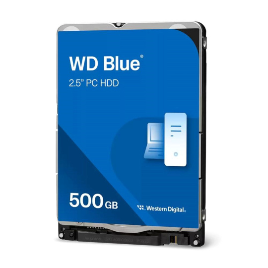 WD BLUE WD5000LPZX 500GB, SATA III 2.5", 128MB 5400RPM, 150MB/s, 7mm, SMR