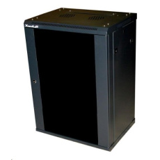 BAZAR - XtendLan 19" nástěnný rozvaděč 12U, šířka 600mm, hloubka 450mm, rozložený, černý - poškozený obal BAZAR - XtendLan 19" nástěnný rozvaděč 12U, šířka 600mm, hloubka 450mm, rozložený, černý - poškozený obal