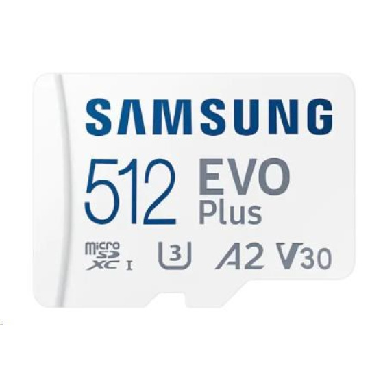 Samsung micro SDXC karta 512 GB EVO Plus + SD adaptér