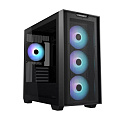 BAZAR ASUS case A21 PLUS, Mini Tower, průhledná bočnice, 4x 120mm ARGB Fan, černá (POŠKOZENÝ OBAL)
