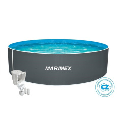Marimex Orlando bazén 3,66x0,91 m s příslušenstvím - motiv šedý Marimex Orlando bazén 3,66x0,91 m s příslušenstvím - motiv šedý