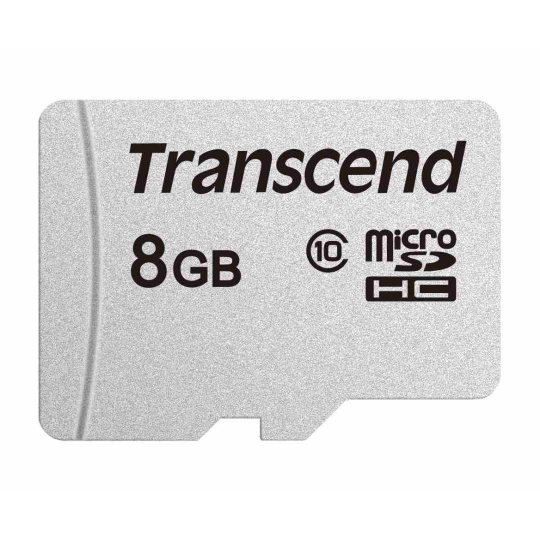 TRANSCEND MicroSDHC karta 8GB 300S, Class 10, bez adaptéru