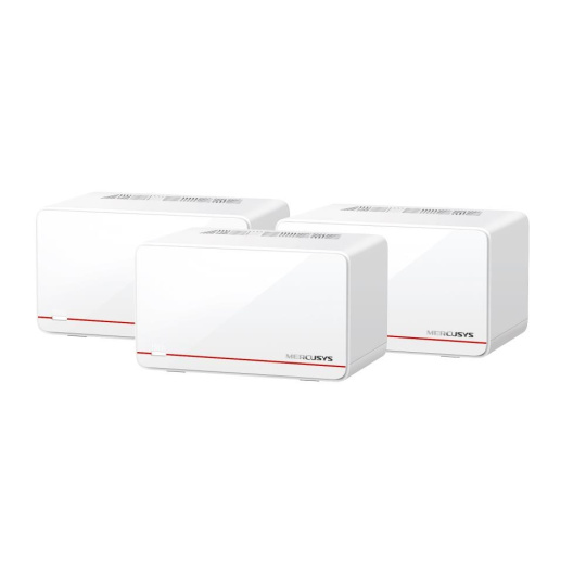 MERCUSYS Halo H37BE(3-pack) WiFi7 Mesh (BE6500,2,4GHz/5GHz,2x2,5GbELAN/WAN,1xGbELAN/WAN)