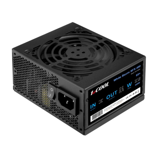 BAZAR - 1stCOOL Zdroj White Storm SFX 400 85+, 400W, SFX, černá - Po opravě